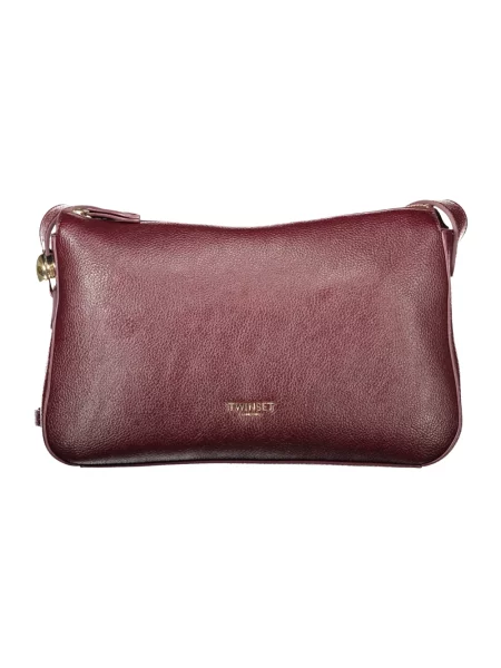 Torebka crossbody Twinset skórzana brązowa