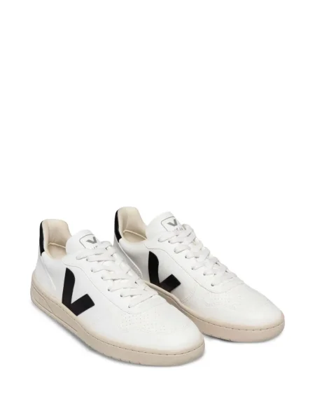 Sneakerși Veja V-10 din piele alb