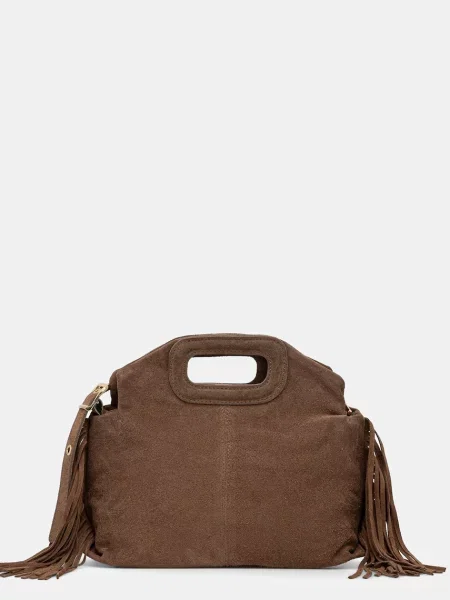 Замшева сумочка Answear.LAB коричневий