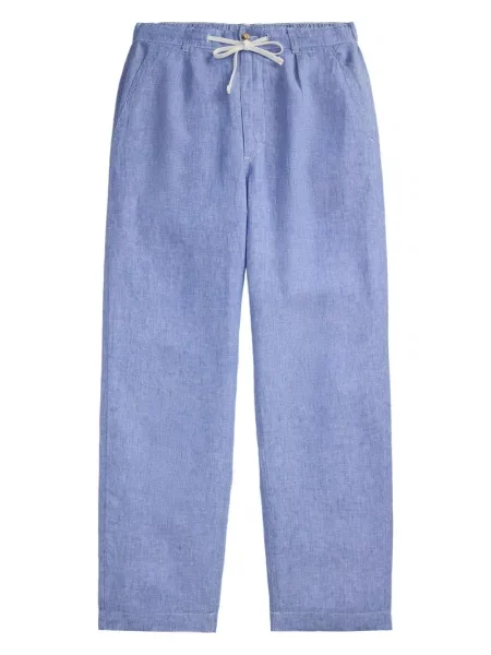 Pletene sportske kratke hlače Polo Ralph Lauren s printom bijela