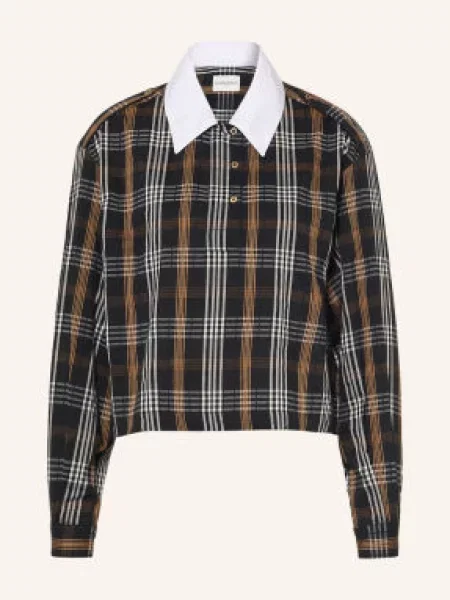 Claudie Pierlot Bluzka Koszulowa schwarz czarna
