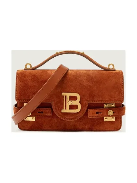 Geanta de piele Balmain din piele