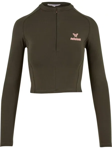 Felicious Tricou Racer închis / roz verde