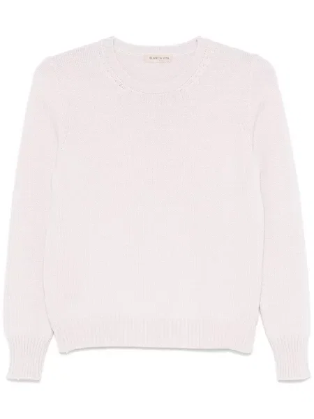 Sweter Blanca Vita prążkowany różowy