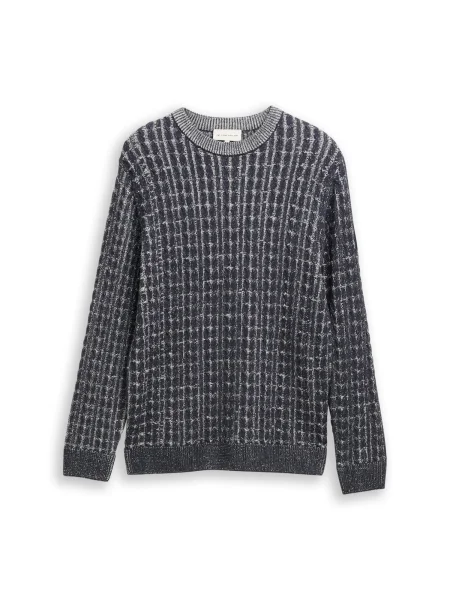 TOM TAILOR Pulover metalic gri