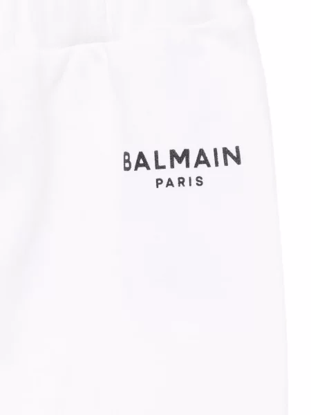 Spodnie dziecięce Balmain białe