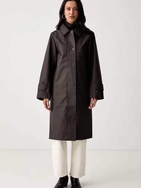 Rains Pelerină de ploaie Nara W Long Jacket W3 maro