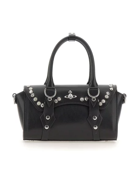 Torebka crossbody Vivienne Westwood skórzana czarna