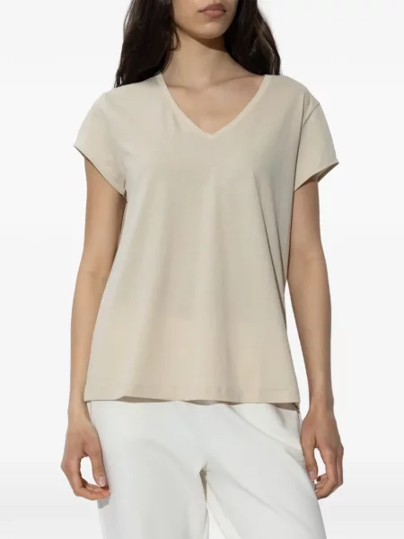 Koszulka Hanro z dekoltem w serek