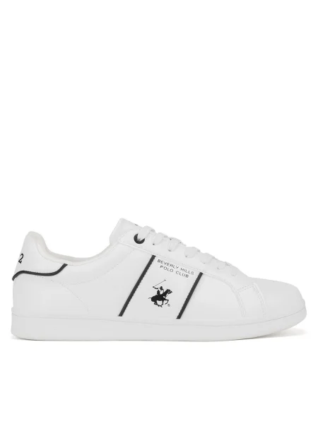 Sneakersy Beverly Hills Polo Club biela