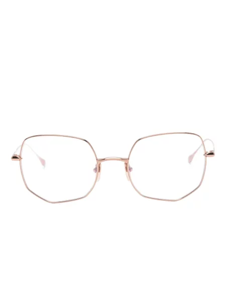 Ochelari de soare Dita Eyewear cu imprimeu geometric roz