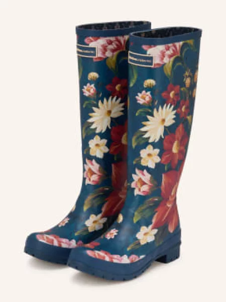 Kotníkové boty Barbour modré