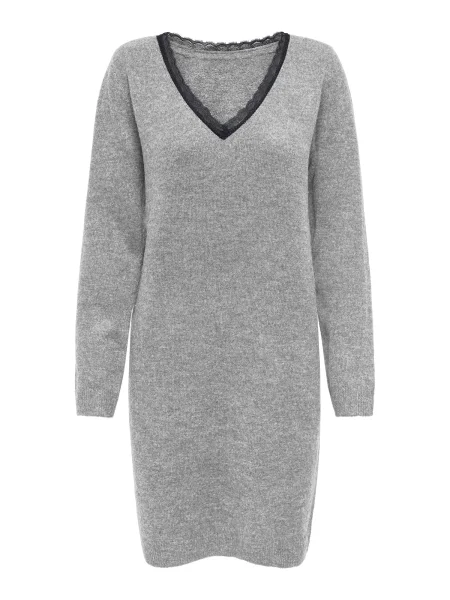 ONLY Rochie tricotat ONLTAMMY deschis gri