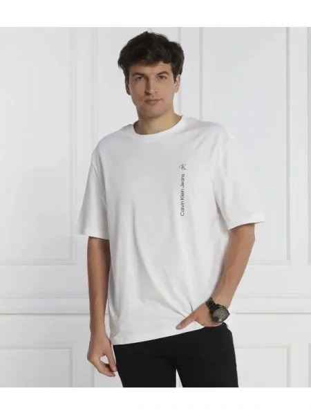 CALVIN KLEIN JEANS Tricou | Relaxed fit alb