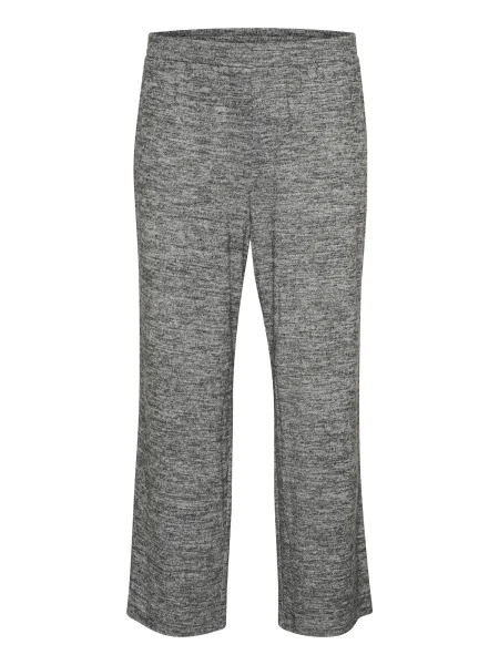 KAFFE CURVE Kalhoty KC Annie melír šedý