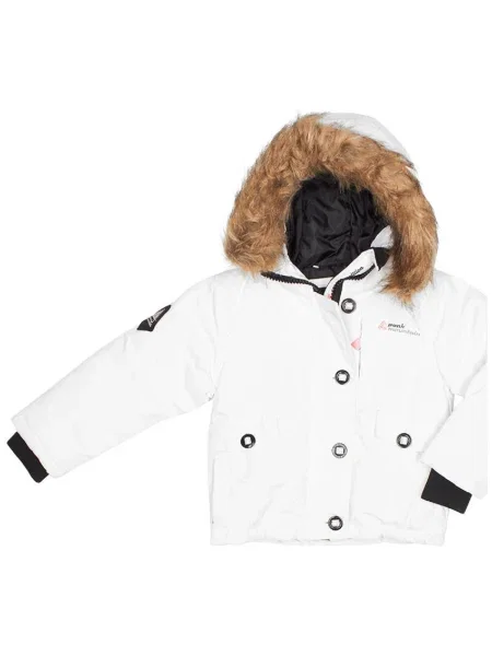 Geacă parka copii Peak Mountain alb