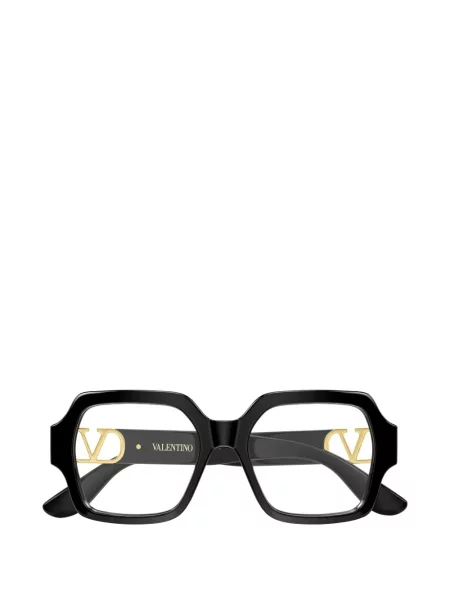 Ochelari de soare Valentino Garavani Eyewear cu imprimeu geometric negru