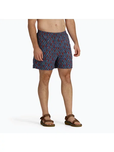 Spodenki Royal Robbins All-In navy fish pt niebieskie