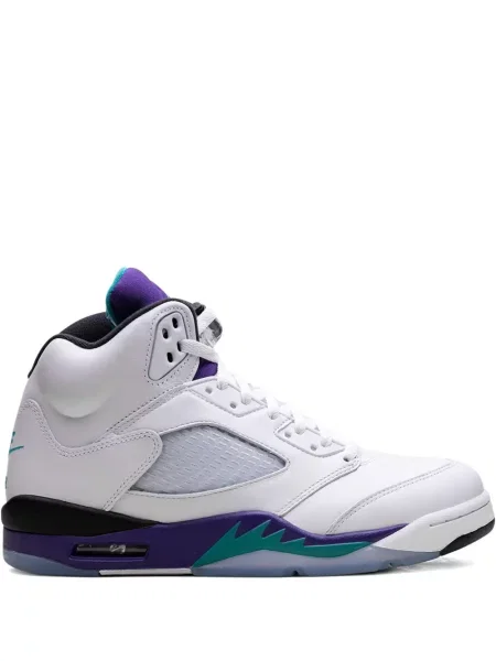 Sneakerși Jordan 5 Retro alb