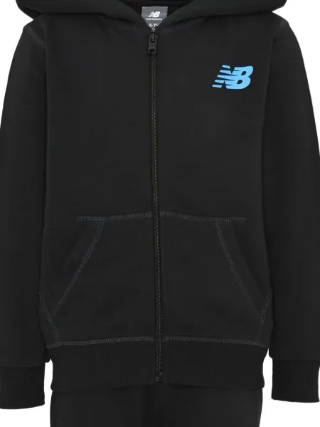 Komplet dresowy dziecięcy New Balance czarny