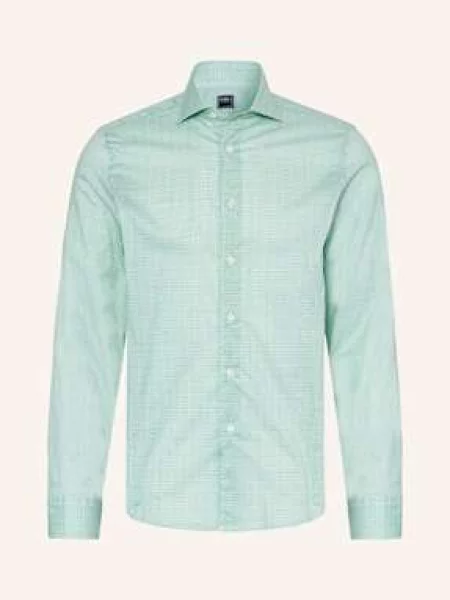 Fedeli Košile Sean Slim Fit světle zelená