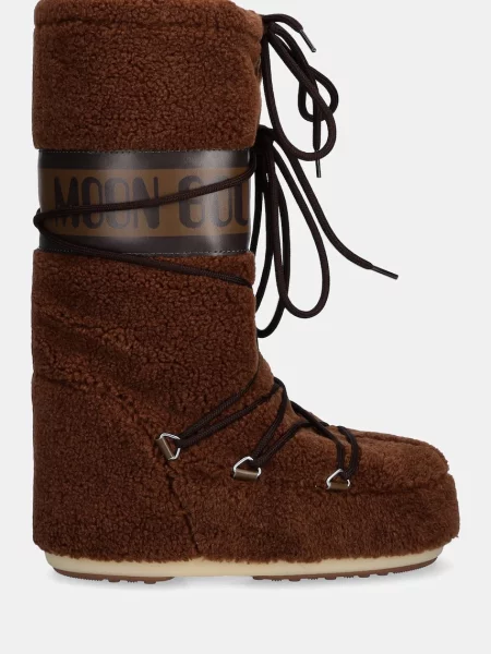 Moon Boot cizme de iarna MB ICON FLEECE maro