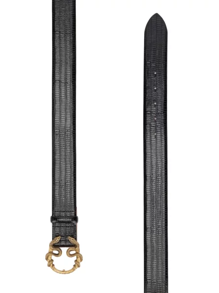 Curea Roberto Cavalli din piele negru