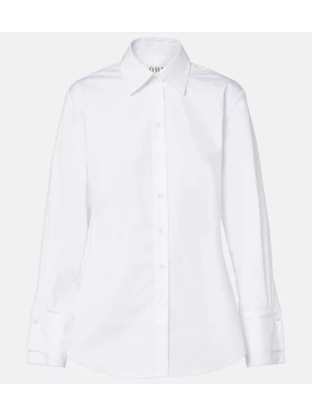 Cămașă Róhe din poplin alb