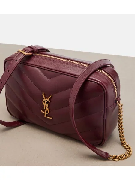 Geanta de piele Saint Laurent din piele mini bordo