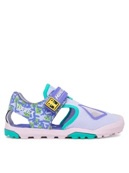Sandały adidas fioletowe