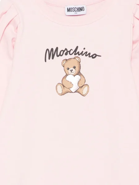 Sukienka dziecięca Moschino różowa