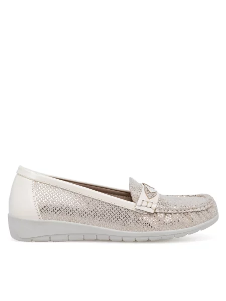 Мокасины Clara Barson бежевые