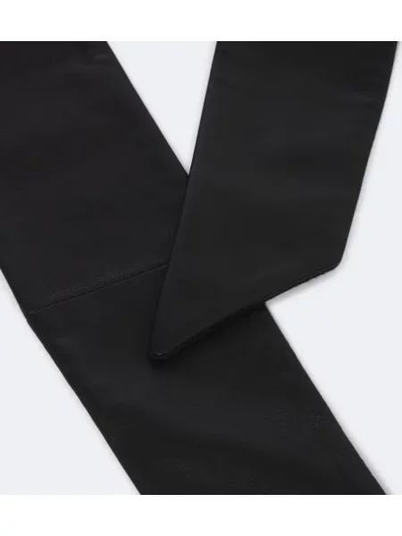 Fular Toteme din piele negru