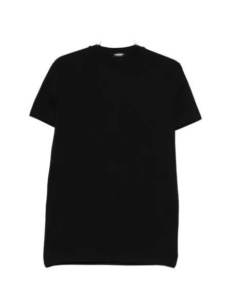 Tricou Dsquared2 cu decolteu rotund negru