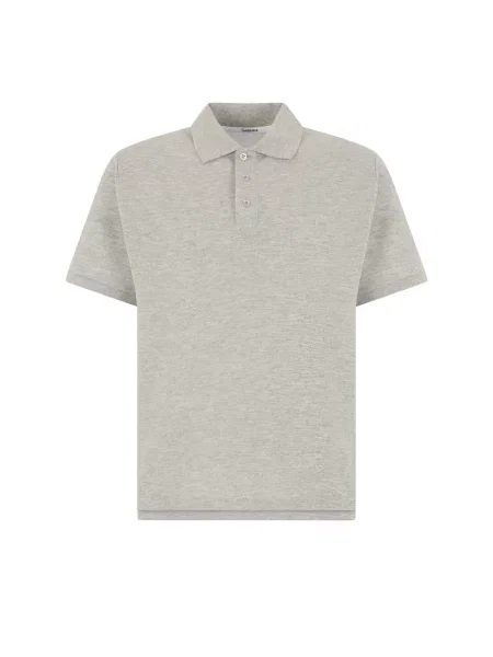 Koszulka polo Saint Laurent szara