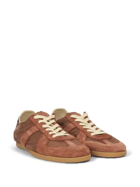 Sneakerși Maison Margiela din piele maro