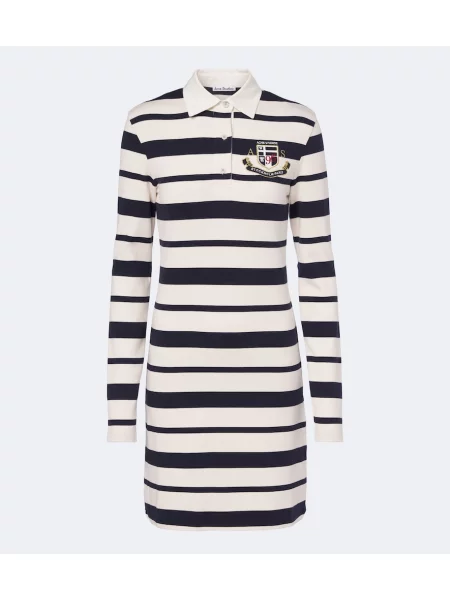 Rochie Acne Studios cu dungi din jerseu