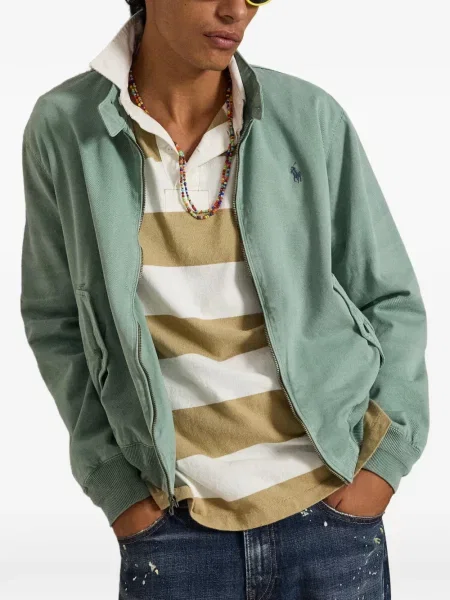 Șosete Polo Ralph Lauren cu broderie în carouri de flanelă verde