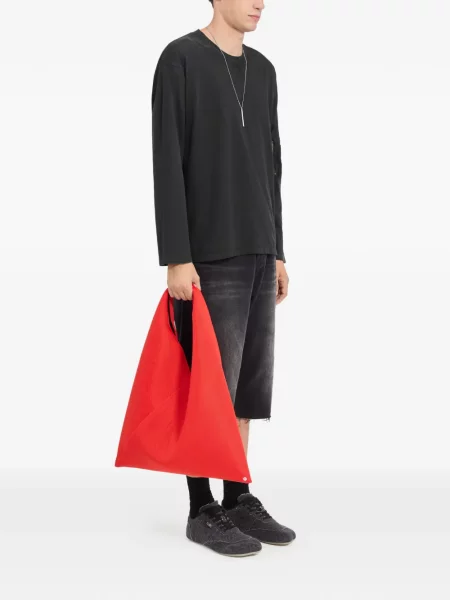 Μακρύς μπλούζα Mm6 Maison Margiela μαύρο