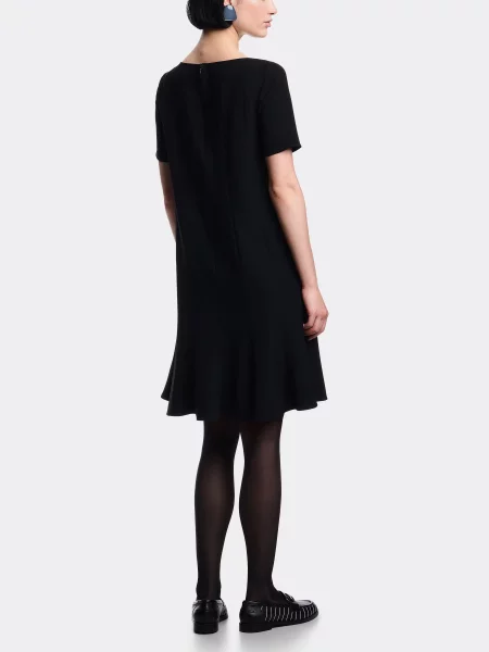 Платье мини Emporio Armani черное