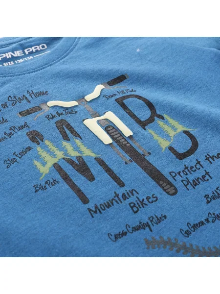 Tricou copii Alpine Pro albastru