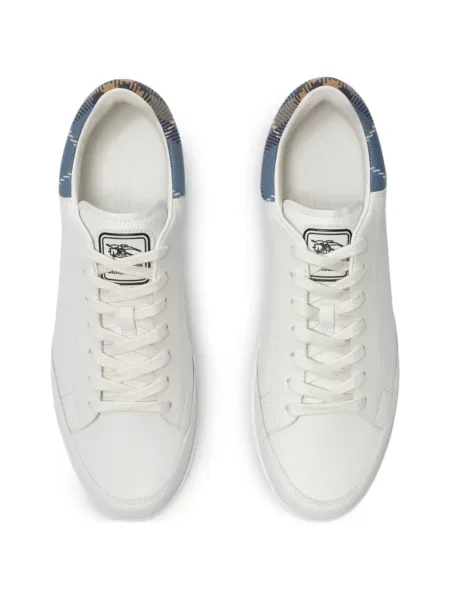 Bőr sneaker Burberry fehér