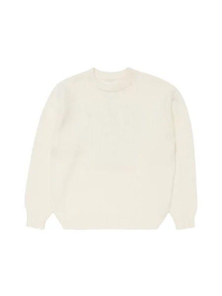 Sweter Edwin wełniany biały
