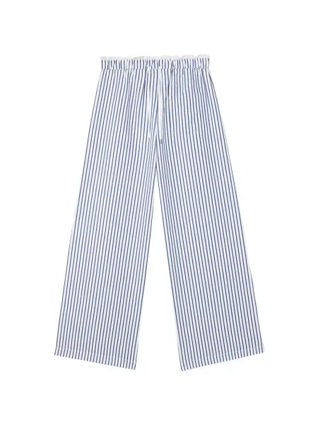 Pantaloni Tout A Coup cu cordon albastru