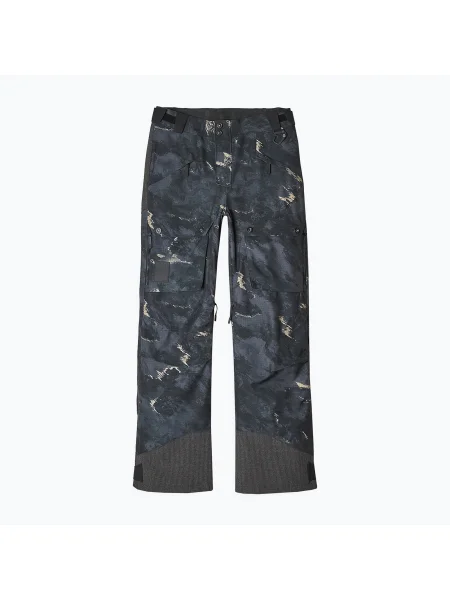 Dámske snowboardové nohavice 4F FNK multicolor allover čierna