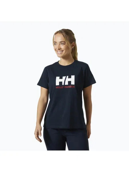 Helly Hansen дамска тениска Logo navy синьо
