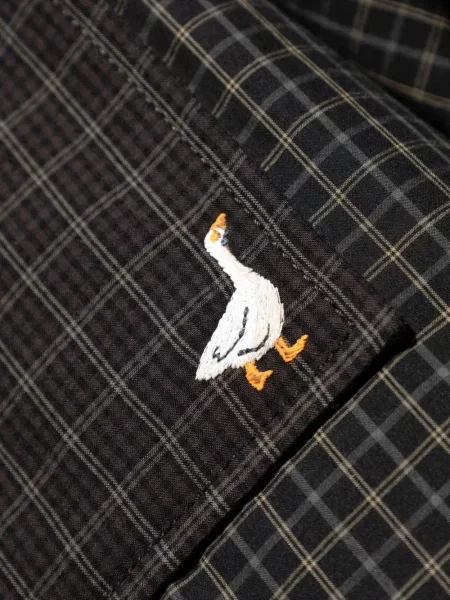 Geacă Moschino în carouri negru