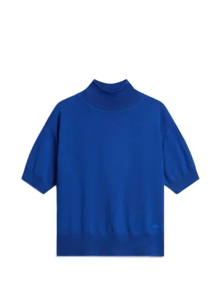 Scurt tricou Woolrich tricotate albastru