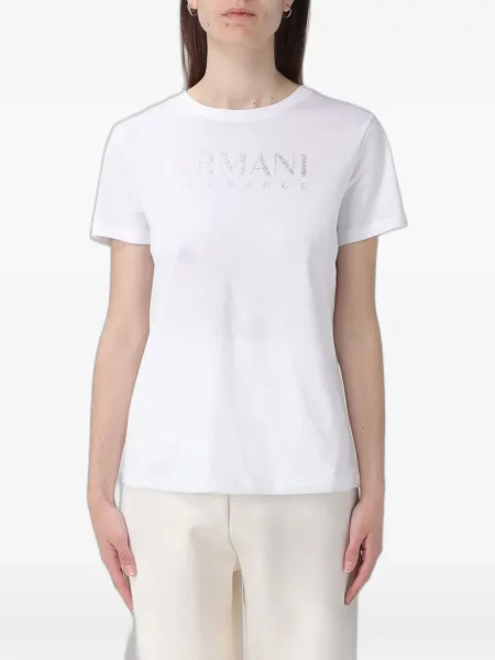 Stras tricou Armani Exchange alb