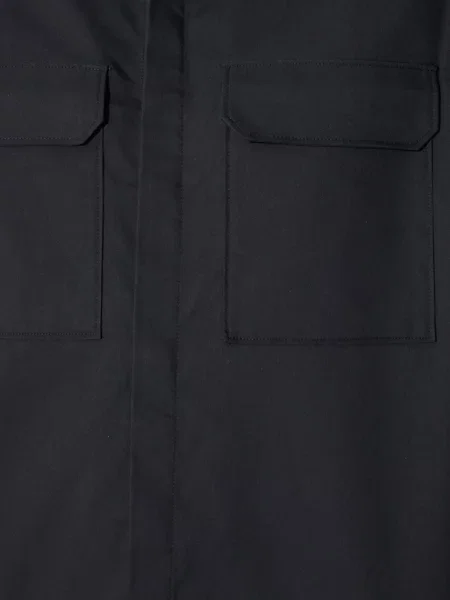 Сорочка Neil Barrett Loose Military Police Detail Short Sleeve Shirt regular класичний комір чорний